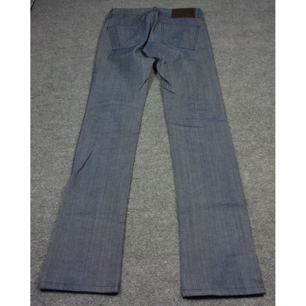 Naked‎ & Famous Jeans Mens 31x36 Blue Skinny Guy Silk Denim Silk Blend